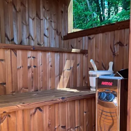 Large With Garden, Sauna And Jacuzzi Holiday home Marcyporeba